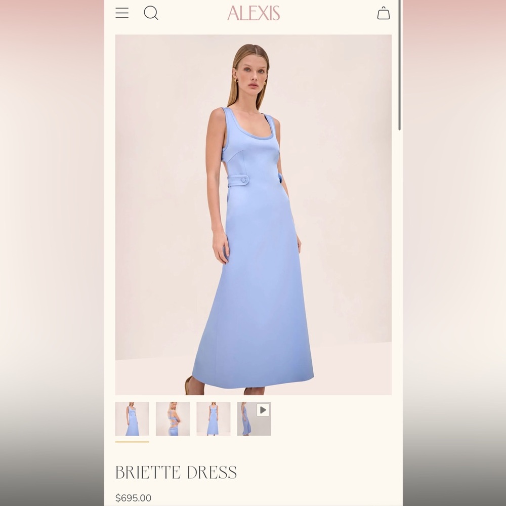 Alexis Briette Blue Dress